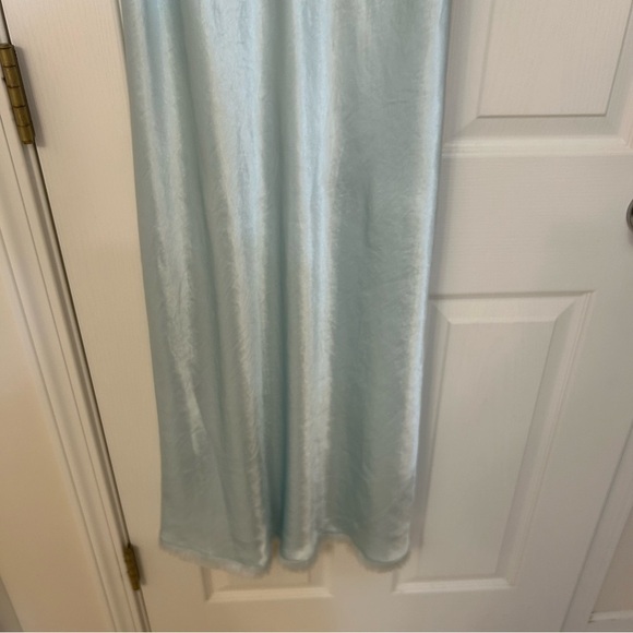 Vince Fray Edge Satin Slipdress in Sea Star Size XS - Picture 5 of 9